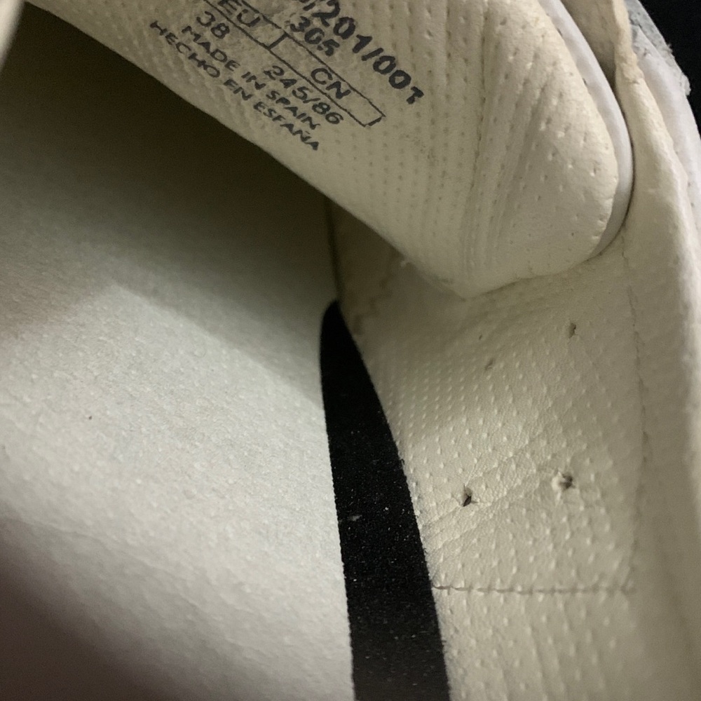 BNWT- Zara white leather platform shoes - Picture 3 of 7